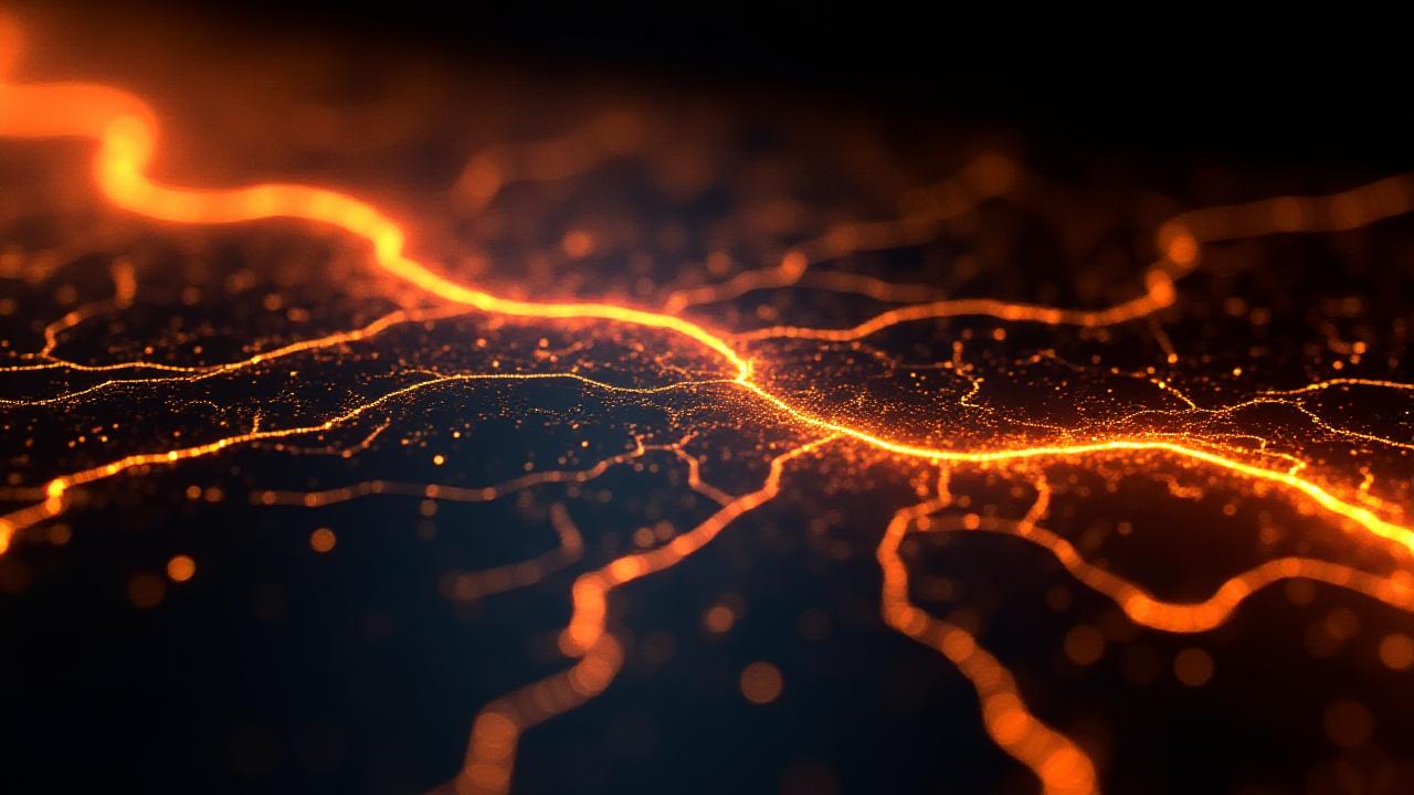 Abstract architectural blueprints and digital network connections representing high-level strategy